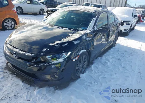 2019 Honda Civic Ex из США, поврежденный, VIN JHMFC1F35KX004708